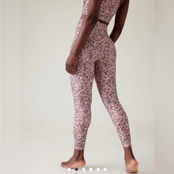 NWOT Athleta Elation 7/8 Tight In Paint Texture Sunset Size Small - Picture 2 of 7